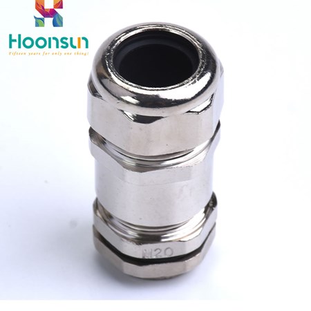 nickel plated brass gland tightened nylon hose tube connector - Zhejiang  Hongxiang Connector Co. Ltd.
