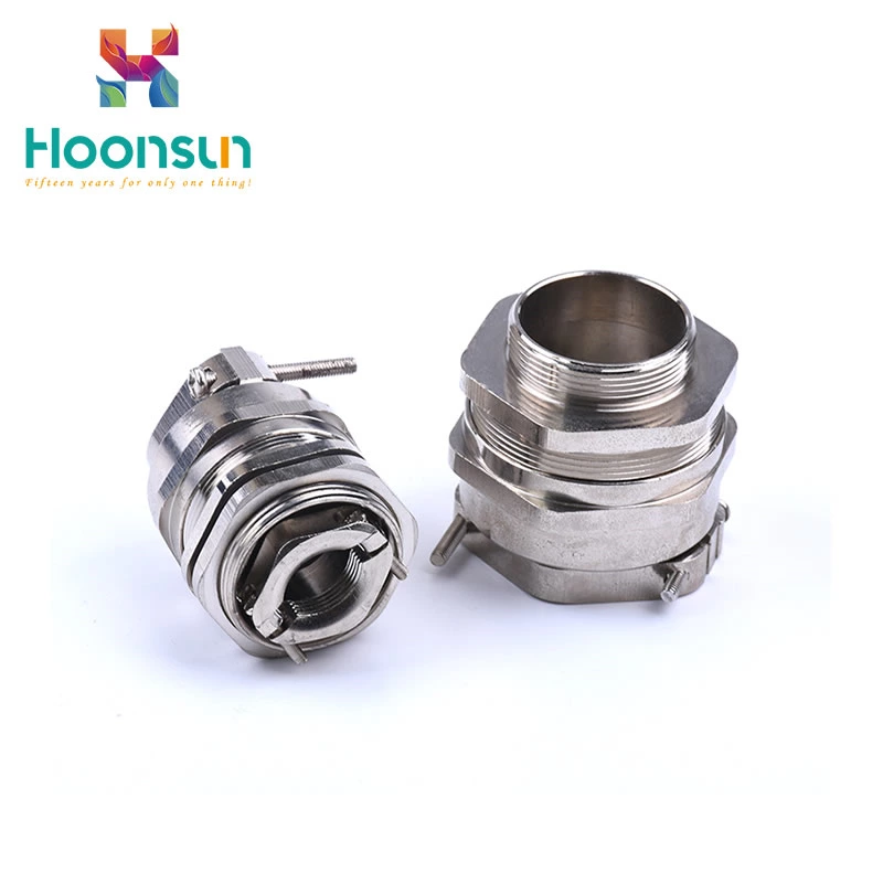 centric strain relief cable gland brass from hongxiang