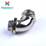 free sample free shipping waterproof CE IP68 90 degree Liquid Tight flexible pipe connector