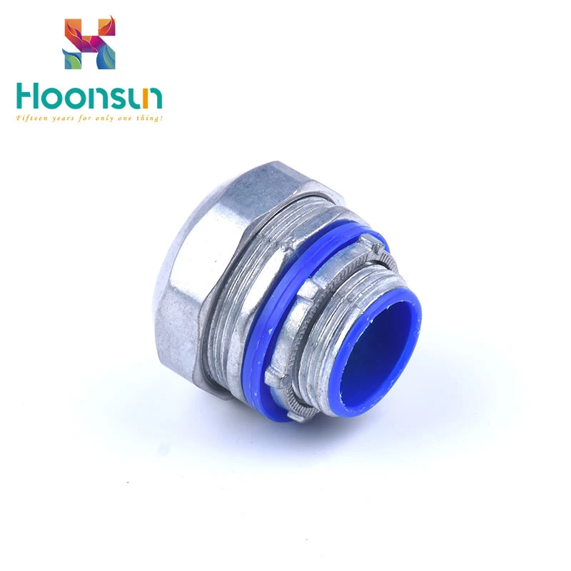 top quality yueqing metal waterproof for nylon pipe Flexible Conduit Connector
