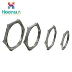 high quality cable gland nut nickel plated brass emc locknut from Hoonsun