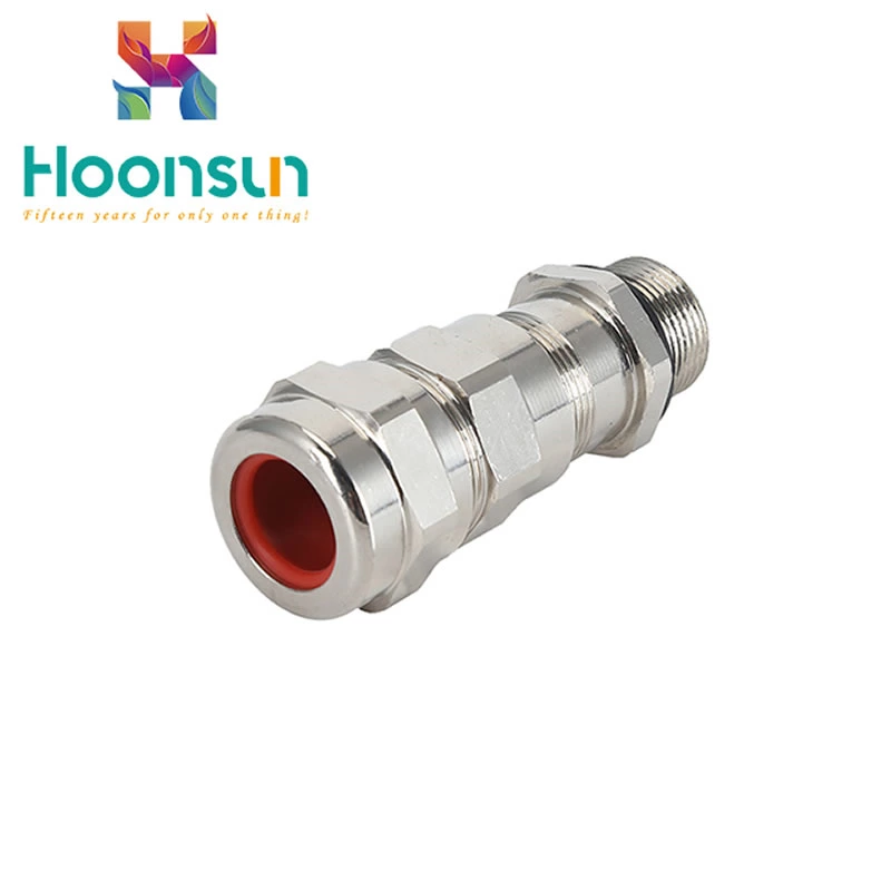waterproof IP66 and explosionproof metal armoured cable gland